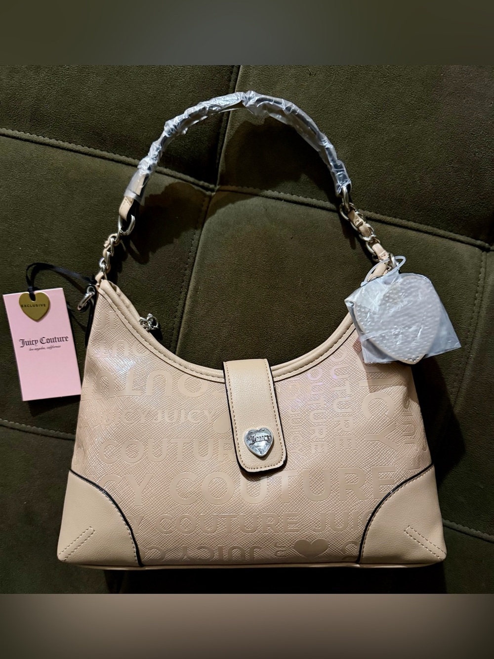 NWT Juicy Couture Starry Night Hobo in Pecan